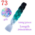 MISS WIG Jumb Braiding Synthetic Hair 88Colors Available 24Inch Crochet Blonde Hair For Women Extensions Jumbo Braids Hairstyles