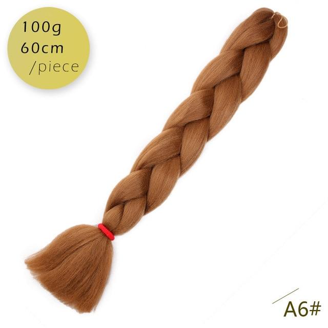 Spring sunshine 1 5PCS 24inch Jumbo Braid Hair Yaki Soft Hair Ombre Crochet Braiding Synthetic Hair Extension For Braids Pink