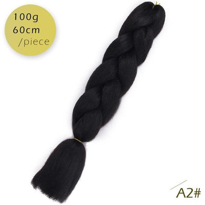 Spring sunshine 1 5PCS 24inch Jumbo Braid Hair Yaki Soft Hair Ombre Crochet Braiding Synthetic Hair Extension For Braids Pink