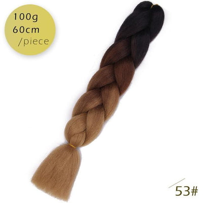 Spring sunshine 1 5PCS 24inch Jumbo Braid Hair Yaki Soft Hair Ombre Crochet Braiding Synthetic Hair Extension For Braids Pink