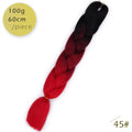 Spring sunshine 1 5PCS 24inch Jumbo Braid Hair Yaki Soft Hair Ombre Crochet Braiding Synthetic Hair Extension For Braids Pink