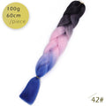 Spring sunshine 1 5PCS 24inch Jumbo Braid Hair Yaki Soft Hair Ombre Crochet Braiding Synthetic Hair Extension For Braids Pink