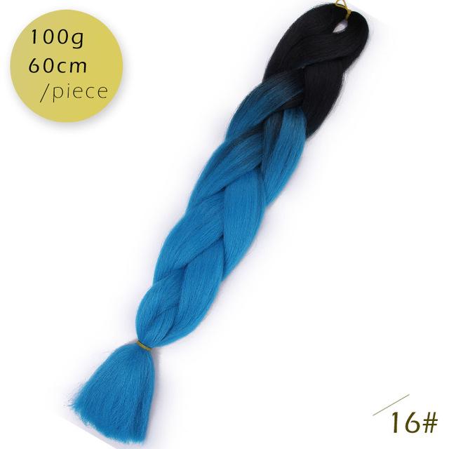 Spring sunshine 1 5PCS 24inch Jumbo Braid Hair Yaki Soft Hair Ombre Crochet Braiding Synthetic Hair Extension For Braids Pink