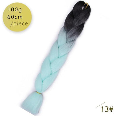 Spring sunshine 1 5PCS 24inch Jumbo Braid Hair Yaki Soft Hair Ombre Crochet Braiding Synthetic Hair Extension For Braids Pink