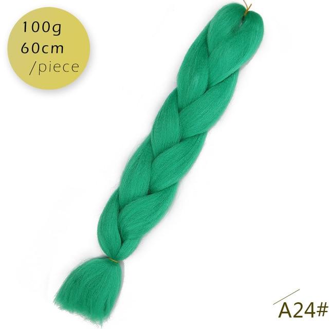 Spring sunshine 1 5PCS 24inch Jumbo Braid Hair Yaki Soft Hair Ombre Crochet Braiding Synthetic Hair Extension For Braids Pink
