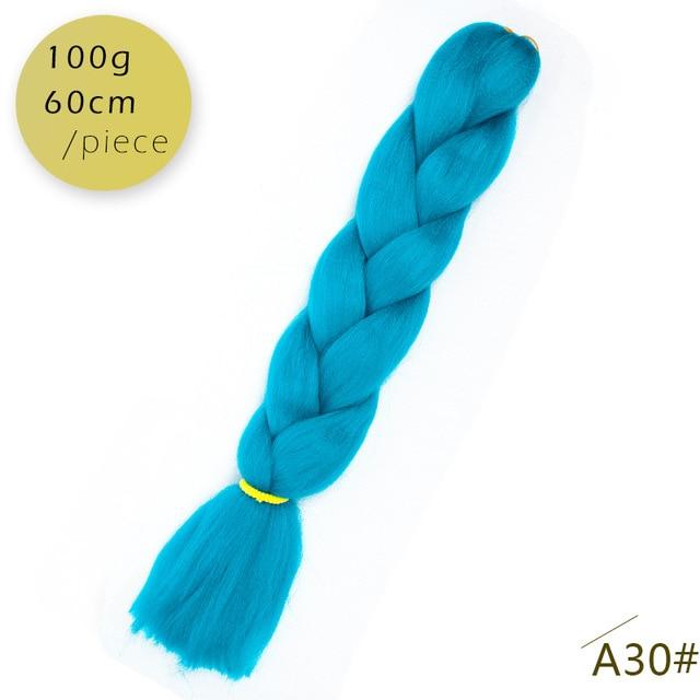 Spring sunshine 1 5PCS 24inch Jumbo Braid Hair Yaki Soft Hair Ombre Crochet Braiding Synthetic Hair Extension For Braids Pink