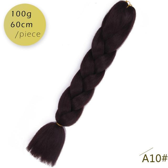 Spring sunshine 1 5PCS 24inch Jumbo Braid Hair Yaki Soft Hair Ombre Crochet Braiding Synthetic Hair Extension For Braids Pink