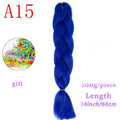 MERISIHAIR 24inch Ombre  Synthetic Crochet Hair Extensions Jumbo Braids Hairstyles Pink  Red Blue Braiding Hair