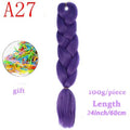 MERISIHAIR 24inch Ombre  Synthetic Crochet Hair Extensions Jumbo Braids Hairstyles Pink  Red Blue Braiding Hair