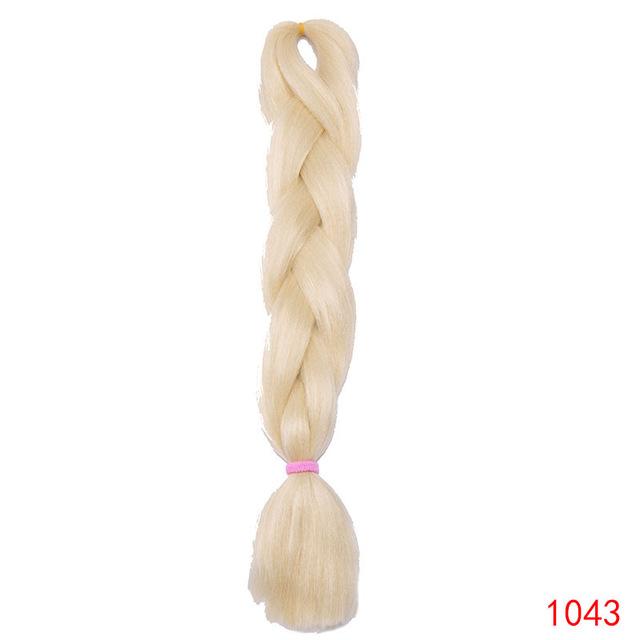 Snoilite 1ps 24inch Ombre Jumbo braid hair jumbo braid synthetic jumbo braid hair extension braid for black women