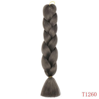 Snoilite 1ps 24inch Ombre Jumbo braid hair jumbo braid synthetic jumbo braid hair extension braid for black women