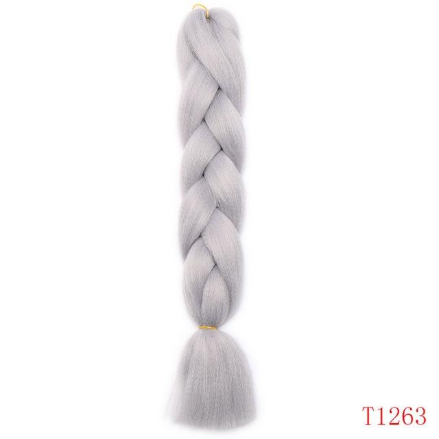 Snoilite 1ps 24inch Ombre Jumbo braid hair jumbo braid synthetic jumbo braid hair extension braid for black women