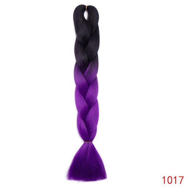 Snoilite 1ps 24inch Ombre Jumbo braid hair jumbo braid synthetic jumbo braid hair extension braid for black women