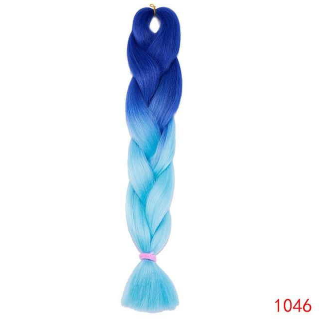 Snoilite 1ps 24inch Ombre Jumbo braid hair jumbo braid synthetic jumbo braid hair extension braid for black women