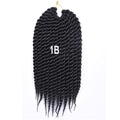 AliRobam Havana Twist Braid Gray/brown/red Braiding Hair Crochet Braids Ombre Color Synthetic Hair Extensions 12 Roots/pack