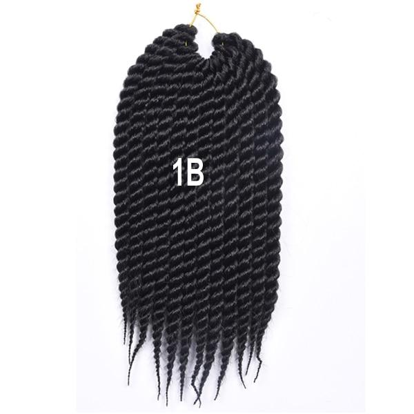AliRobam Havana Twist Braid Gray/brown/red Braiding Hair Crochet Braids Ombre Color Synthetic Hair Extensions 12 Roots/pack