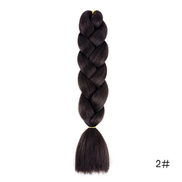 Bulk Hair Ombre expression Braiding Hair Synthetic Extensions Crochet Box Braids Color Hair Jumbo Braids