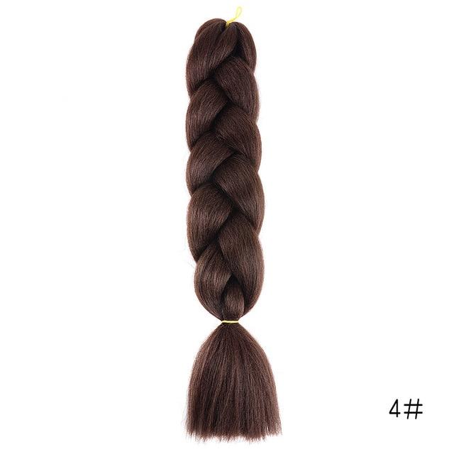 Bulk Hair Ombre expression Braiding Hair Synthetic Extensions Crochet Box Braids Color Hair Jumbo Braids