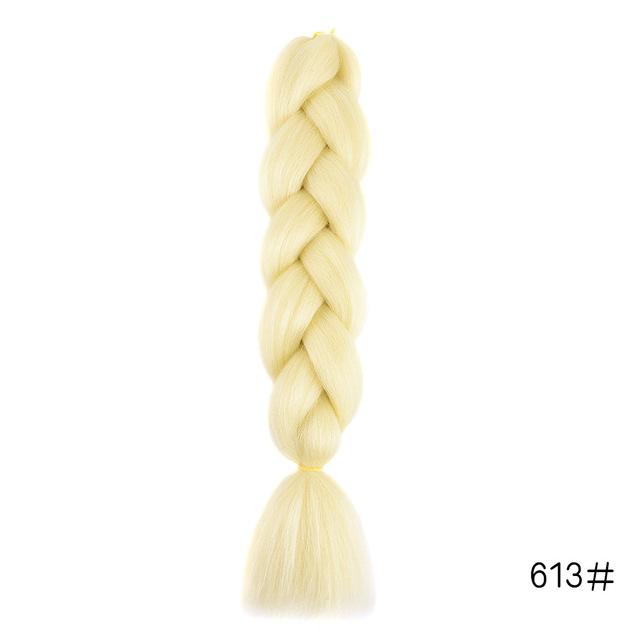 Bulk Hair Ombre expression Braiding Hair Synthetic Extensions Crochet Box Braids Color Hair Jumbo Braids