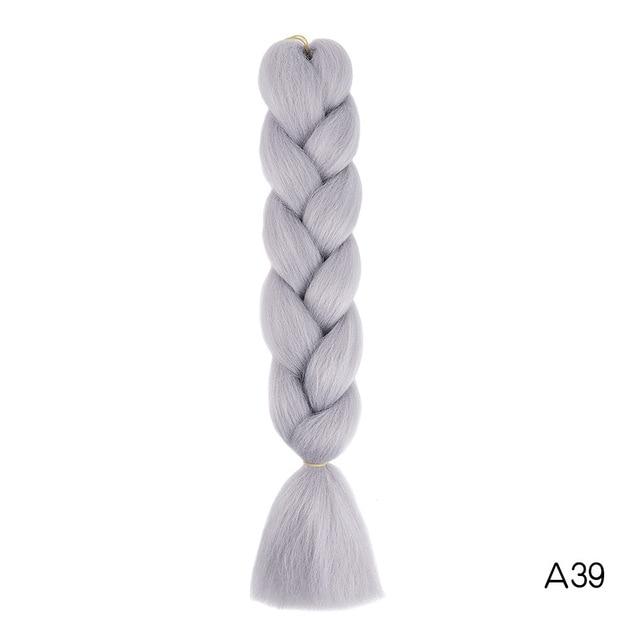 Bulk Hair Ombre expression Braiding Hair Synthetic Extensions Crochet Box Braids Color Hair Jumbo Braids