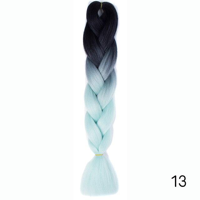 Bulk Hair Ombre expression Braiding Hair Synthetic Extensions Crochet Box Braids Color Hair Jumbo Braids