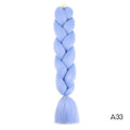 YXCHERISHAIR 24" Synthetic Braiding Hair Extensions Ombre Crochet Braids Yellow Hair Jumbo Braid Box Braids