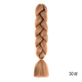 YXCHERISHAIR 24" Synthetic Braiding Hair Extensions Ombre Crochet Braids Yellow Hair Jumbo Braid Box Braids