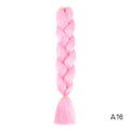 YXCHERISHAIR 24" Synthetic Braiding Hair Extensions Ombre Crochet Braids Yellow Hair Jumbo Braid Box Braids