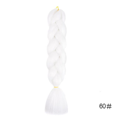 YXCHERISHAIR 24" Synthetic Braiding Hair Extensions Ombre Crochet Braids Yellow Hair Jumbo Braid Box Braids