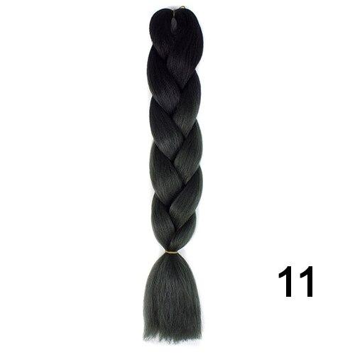 YXCHERISHAIR 24" Synthetic Braiding Hair Extensions Ombre Crochet Braids Yellow Hair Jumbo Braid Box Braids