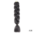 YXCHERISHAIR 24" Synthetic Braiding Hair Extensions Ombre Crochet Braids Yellow Hair Jumbo Braid Box Braids