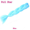Ombre braiding hair Extensions 1Pack 24" 100G jumbo braid Long Brown Synthetic dreads Crochet braids Full Star Hair