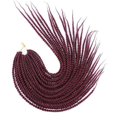 30 Roots/pcs Senegalese Twist Crochet Braid Hair Extensions Synthetic Braiding Hair Faux Locs Dreadlocks Box Braids