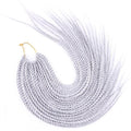 30 Roots/pcs Senegalese Twist Crochet Braid Hair Extensions Synthetic Braiding Hair Faux Locs Dreadlocks Box Braids