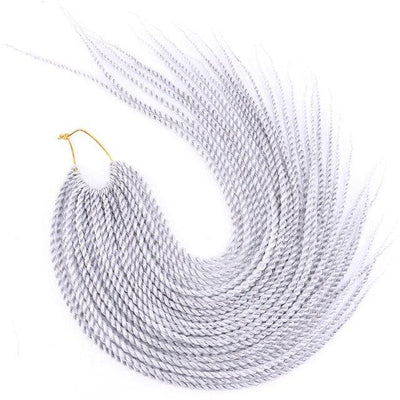 30 Roots/pcs Senegalese Twist Crochet Braid Hair Extensions Synthetic Braiding Hair Faux Locs Dreadlocks Box Braids
