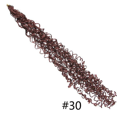 30inch Zizi Braids Crochet Box Braids Twist Synthetic Braiding Hair Extensions 28 roots/Pack Pink Write Purple Bug Gray 613