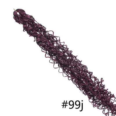 30inch Zizi Braids Crochet Box Braids Twist Synthetic Braiding Hair Extensions 28 roots/Pack Pink Write Purple Bug Gray 613