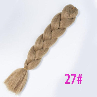 VERVES Braiding Hair 1 piece 24inch Jumbo Braids 100g/piece Synthetic ombre high temperature Fiber Hair Extensions crochet braid