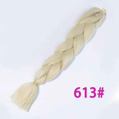 VERVES Braiding Hair 1 piece 24inch Jumbo Braids 100g/piece Synthetic ombre high temperature Fiber Hair Extensions crochet braid