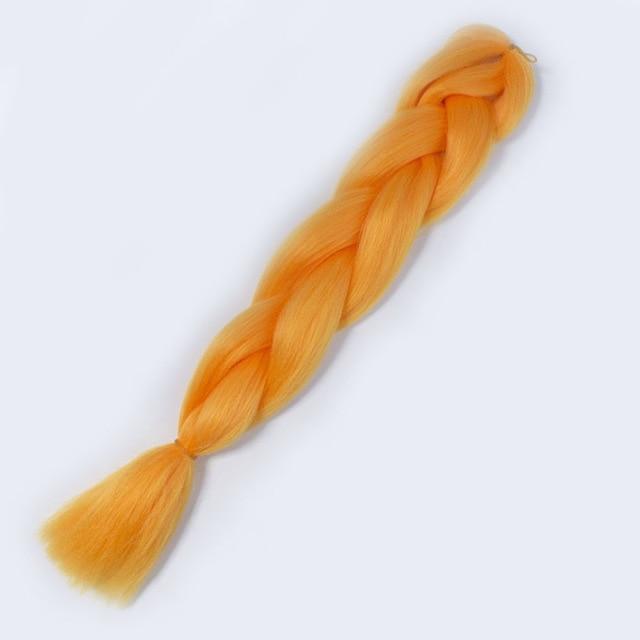 VERVES Braiding Hair 1 piece 24inch Jumbo Braids 100g/piece Synthetic ombre high temperature Fiber Hair Extensions crochet braid