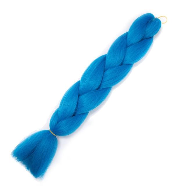VERVES Braiding Hair 1 piece 24inch Jumbo Braids 100g/piece Synthetic ombre high temperature Fiber Hair Extensions crochet braid
