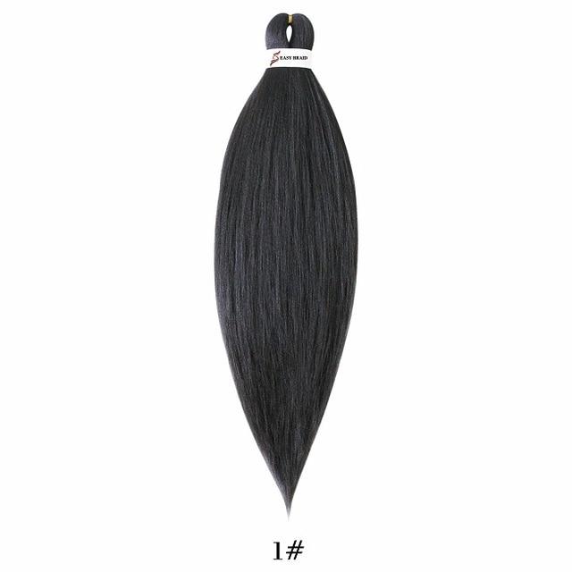 26inch Pre Stretched Ombre Braiding Hair Jumbo Braid Hair Perm Yaki Ez Braid Synthetic Hair Extensions for Crochet Twist