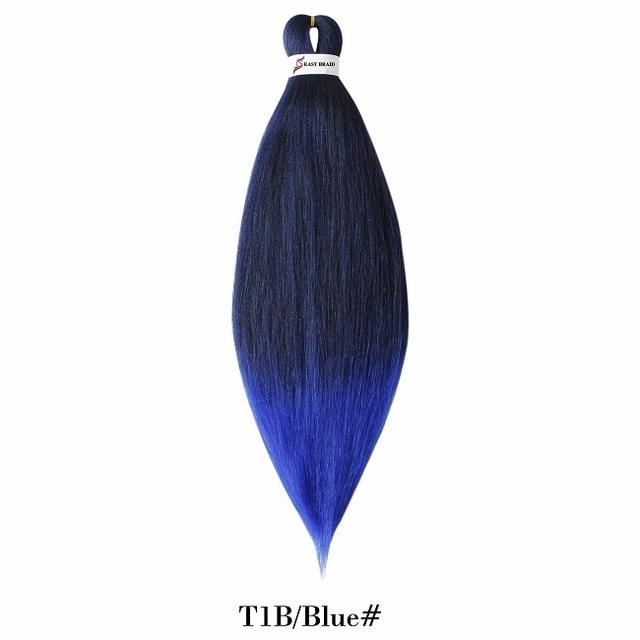 26inch Pre Stretched Ombre Braiding Hair Jumbo Braid Hair Perm Yaki Ez Braid Synthetic Hair Extensions for Crochet Twist