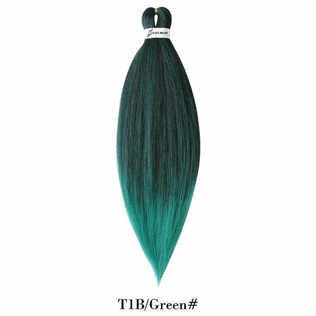 26inch Pre Stretched Ombre Braiding Hair Jumbo Braid Hair Perm Yaki Ez Braid Synthetic Hair Extensions for Crochet Twist