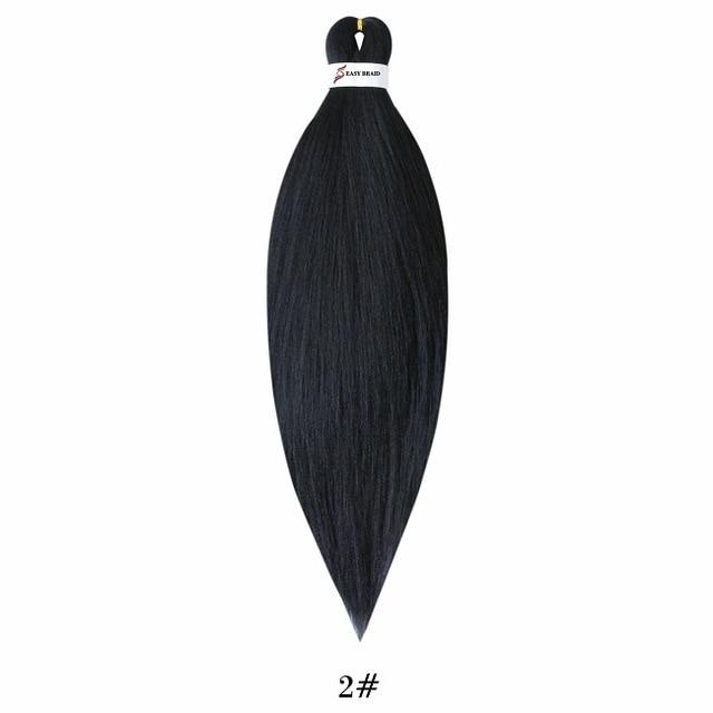 26inch Pre Stretched Ombre Braiding Hair Jumbo Braid Hair Perm Yaki Ez Braid Synthetic Hair Extensions for Crochet Twist