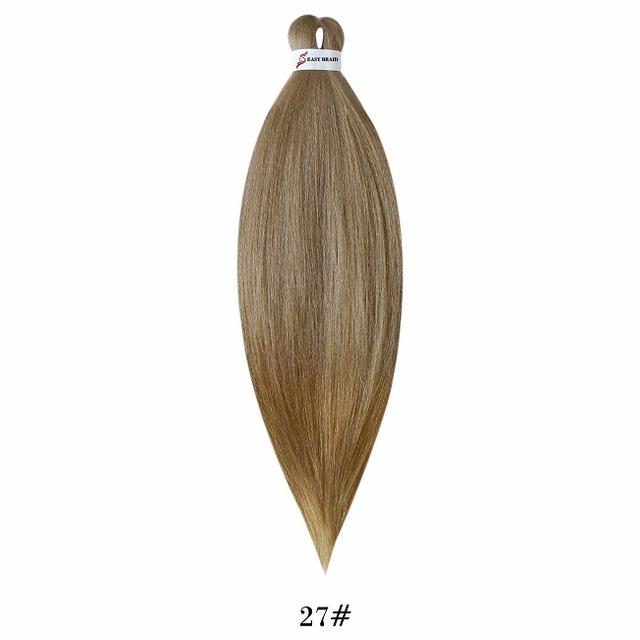 26inch Pre Stretched Ombre Braiding Hair Jumbo Braid Hair Perm Yaki Ez Braid Synthetic Hair Extensions for Crochet Twist