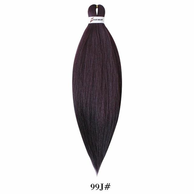 26inch Pre Stretched Ombre Braiding Hair Jumbo Braid Hair Perm Yaki Ez Braid Synthetic Hair Extensions for Crochet Twist