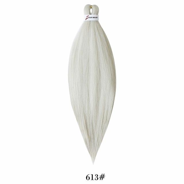 26inch Pre Stretched Ombre Braiding Hair Jumbo Braid Hair Perm Yaki Ez Braid Synthetic Hair Extensions for Crochet Twist