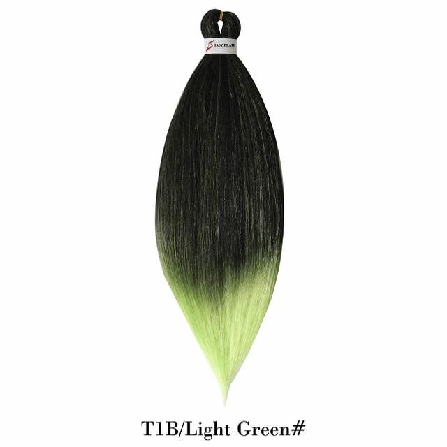 26inch Pre Stretched Ombre Braiding Hair Jumbo Braid Hair Perm Yaki Ez Braid Synthetic Hair Extensions for Crochet Twist