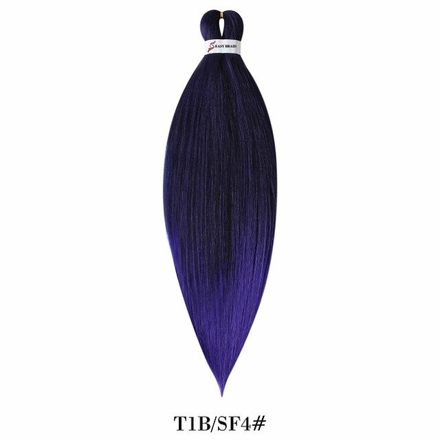 26inch Pre Stretched Ombre Braiding Hair Jumbo Braid Hair Perm Yaki Ez Braid Synthetic Hair Extensions for Crochet Twist